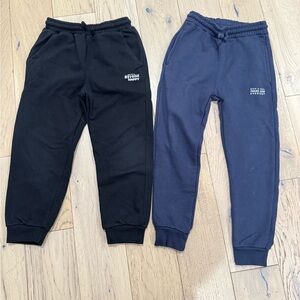 Zara Kids Black and Navy Joggers Set